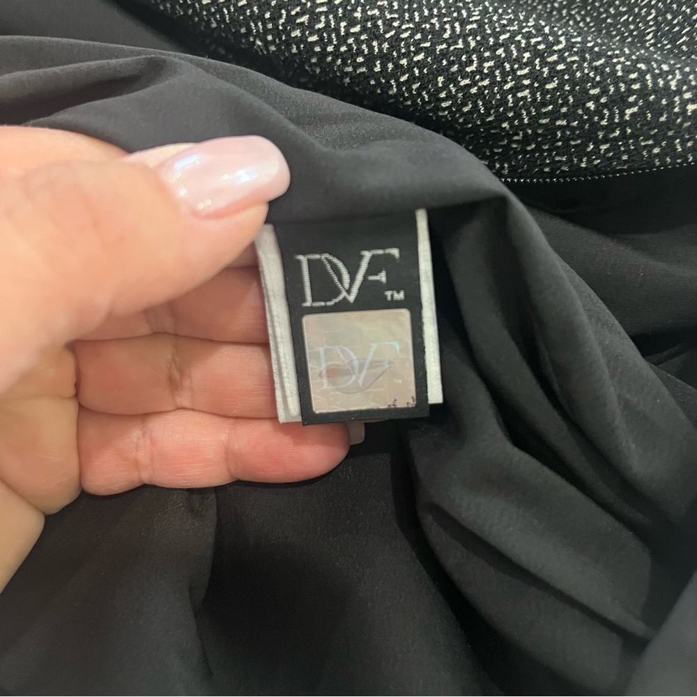 Diane Von Furstenberg Pentra Mini Weave Jacquard Dress Size 6 - Picture 5 of 16
